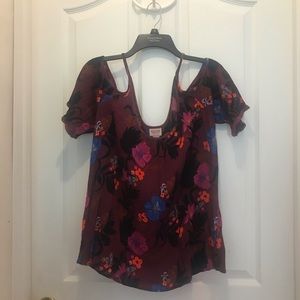Mossimo Cold Shoulder Top